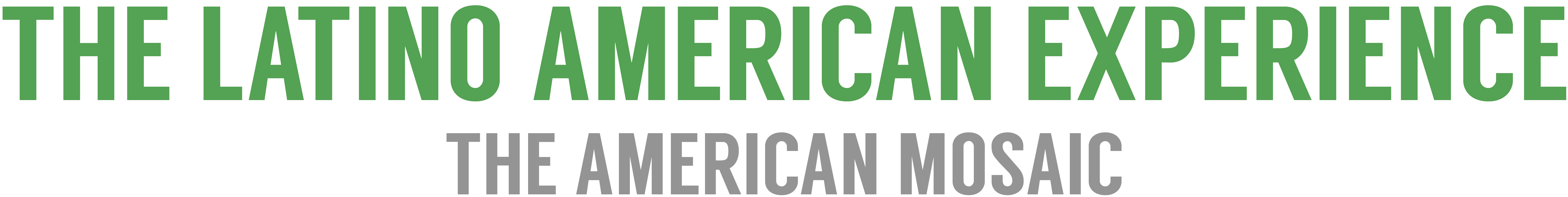 ABC-CLIO Solutions - The American Mosaic: The Latino American Experience